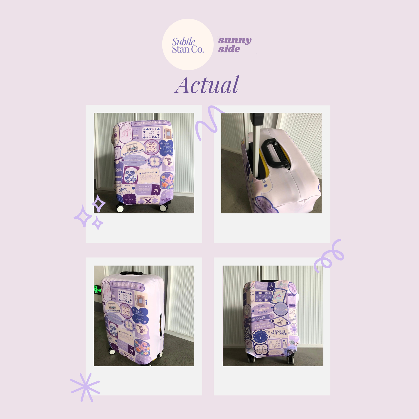 BTS Luggage Bag Cover