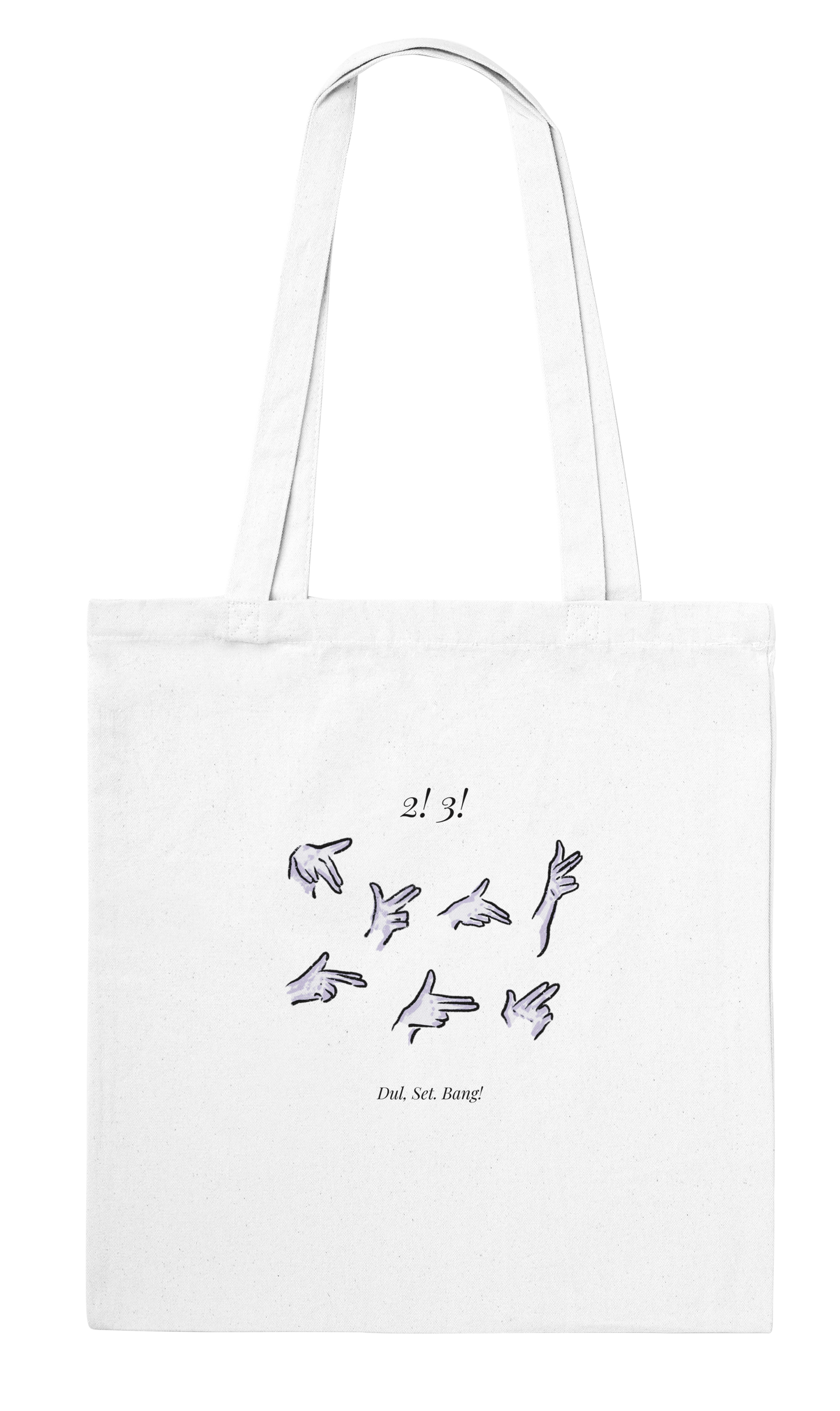 2!3! Classic Tote Bag White